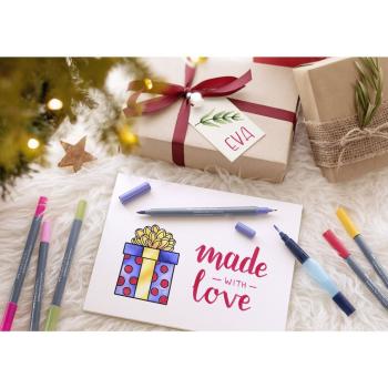 Preview: Faber-Castell Goldfaber Aqua Dual Marker 6er Etui Blumen